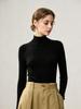 Women's Slim-Fit Long-Sleeve Wool Turtleneck Sweater for Autumn/Winter