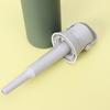 Thickened stainless steel thermos cup Portable car straw cup Creative portable with straw Outdoor sports kettle
