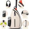 Water Resistant Badminton Rackets Bag Adjustable Badminton Racquet Cover With Shoulder Strap And Shockproof Padding