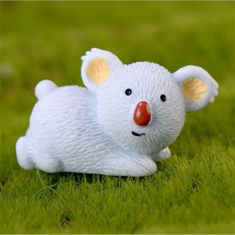 

Аксессуары для украшения дома Милая фигурка мини-фигурки медведя коалы для животных в разных позах Микропейзаж для комнаты из смолы 1