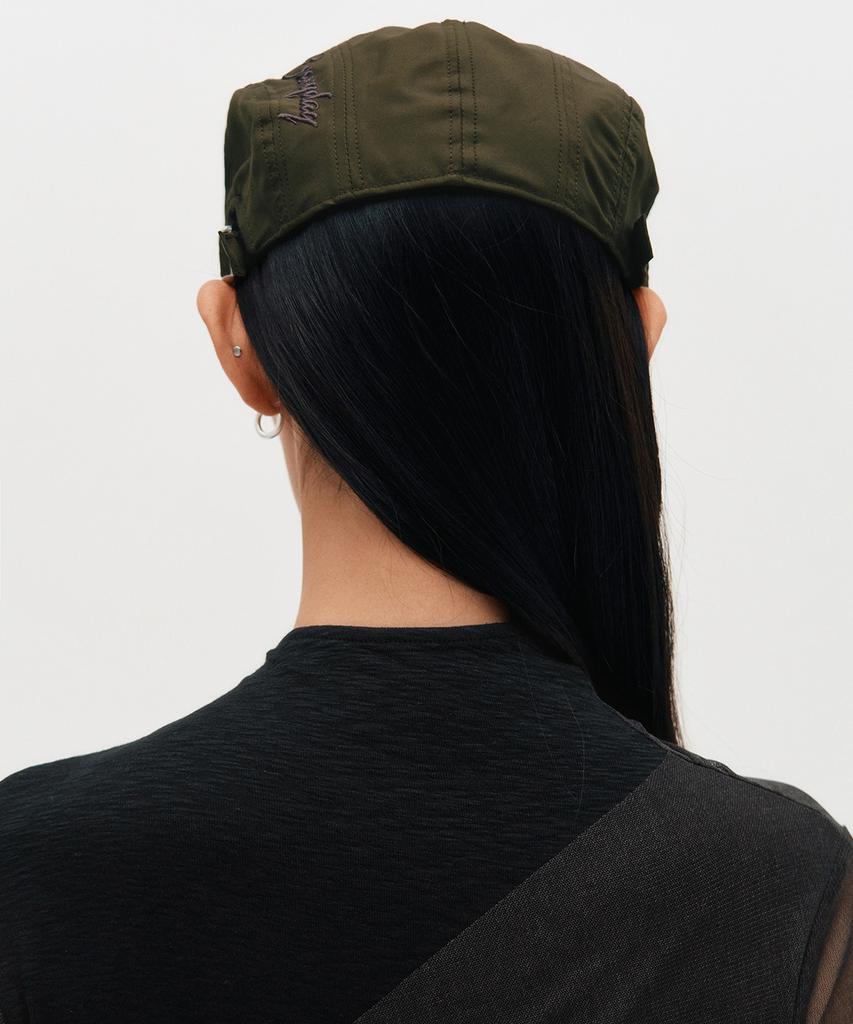 Kimjisu Embroidered Hunting Cap _ Khaki