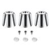 3Pieces Multipurpose Shower Knob Replacement Set Banthroom Accessory With Tub Faucet Handles In Matte Designs Finish