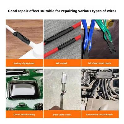 1Pcs Sealant Electrical Tape Waterproof High-Temperature Resistant Liquid Insulating Tape 50ml Wire Cable Repair Glue