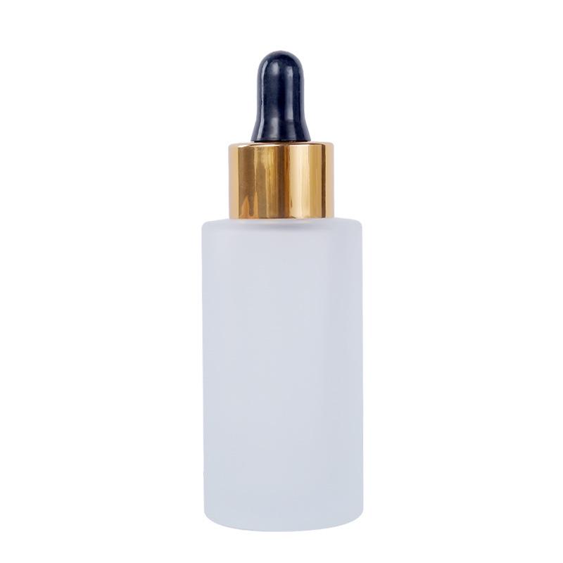 Mattglas Flasche mit Tropfer für ätherische Öle & Seren