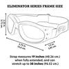 Global Vision Eliminator Motorcycle ELIM24CLSM Goggles, Standard,