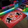 Sunderland Design Crystal Velvet Carpet Cozy Non?Slip Printed Rug For Bedroom Living Room Entrance