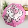 1pc My Melody Pink Background Umbrella with Plastic Handle,Suitable for All Seasons Home Travel Outdoor UmbrellaSanlio078