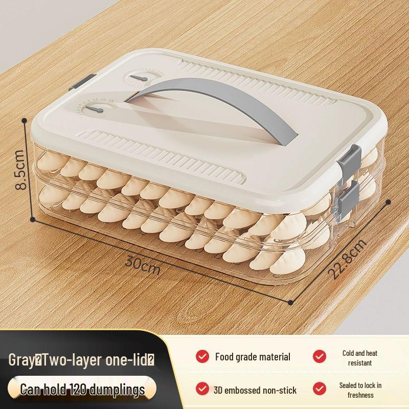 Food-Grade Freezer Dumpling Storage Container