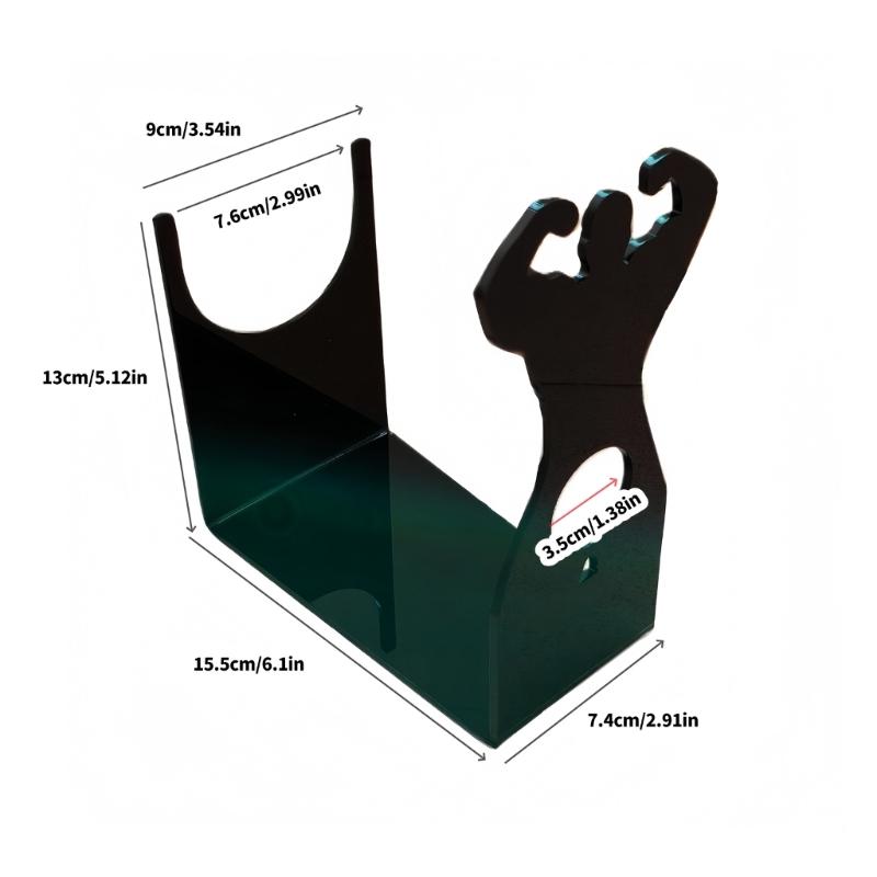 Sturdy Acrylic Wine Holder For Desktop Preventing Wine Bottle Tipping Ensuring Safety For Home Use