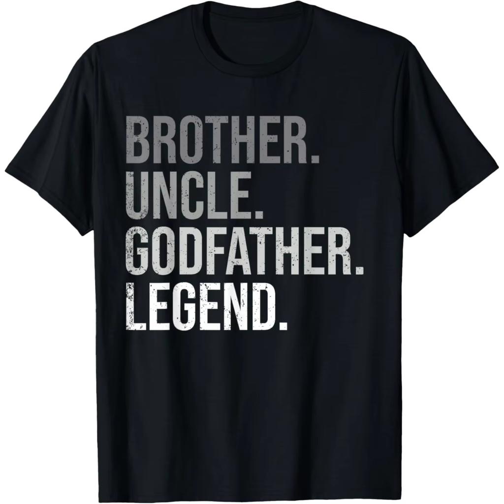 Bratr Strýc Křestní Otec Legenda Zábava Nejlepší Vtipný Strýc Tričko Pánské Bavlna Humor Streetwear Den Otců Strýc Unisex Volné Oblečení