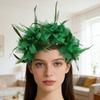 Feather Flapper Headbands Fat Tuesday Prom Dancer Headpiece for Party Carnivals Celebrations Headwear Hair Styling