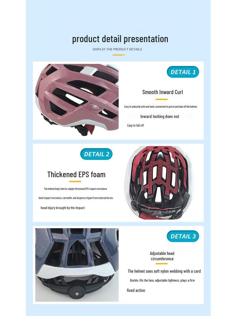 3C Sertifikalı Gece Parlayan Dağ ve Yol Bisikleti Kaskı - Nefes Alabilir ve Bisiklet İçin Güvenli