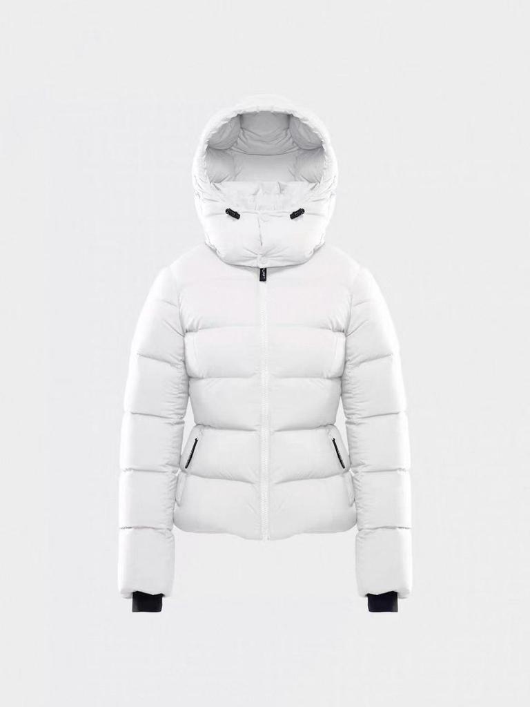Aritzia winter new white goose down jacket hooded slim zipper warm commuter bread jacket women