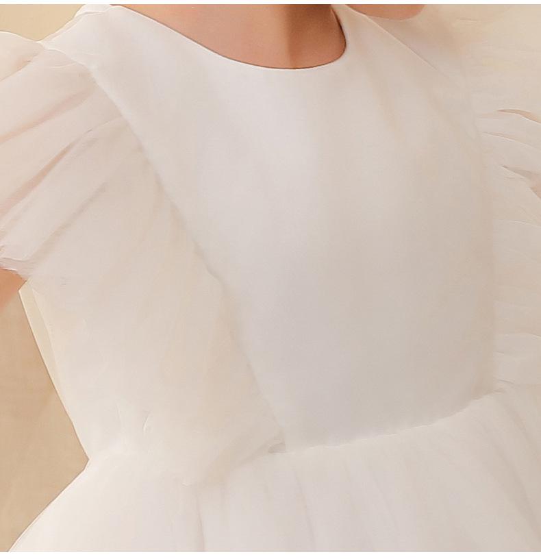 2024 Luksusowa dziewczęca sukienka księżniczki - lekka elegancka odzież ślubna i na występy