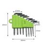Portable L Type Screwdriver T5 T7 T8 T9 T15 T20 Hex Key Sturdy Hex Torx Wrench Set  Hand Tools