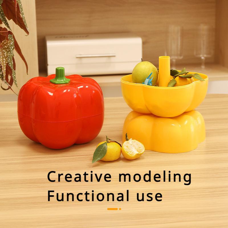 Creative Chili Fruit Plate Home Fruit Basket Simple Fresh Convenient Storage Placement Snacks Living Room