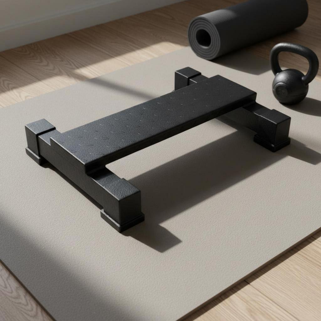 Steel Fitness Training Step Workout Equipment Handle Grip Base for Full Range