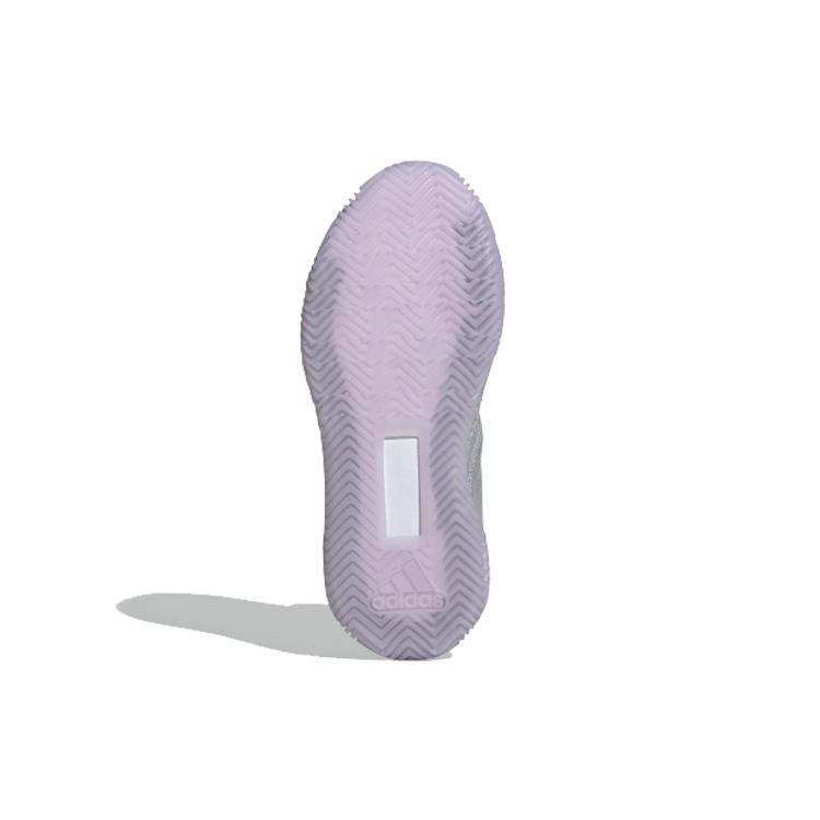 adidas Stycon Laceless Hard Court Grey Two Purple Tint Women's EF2696