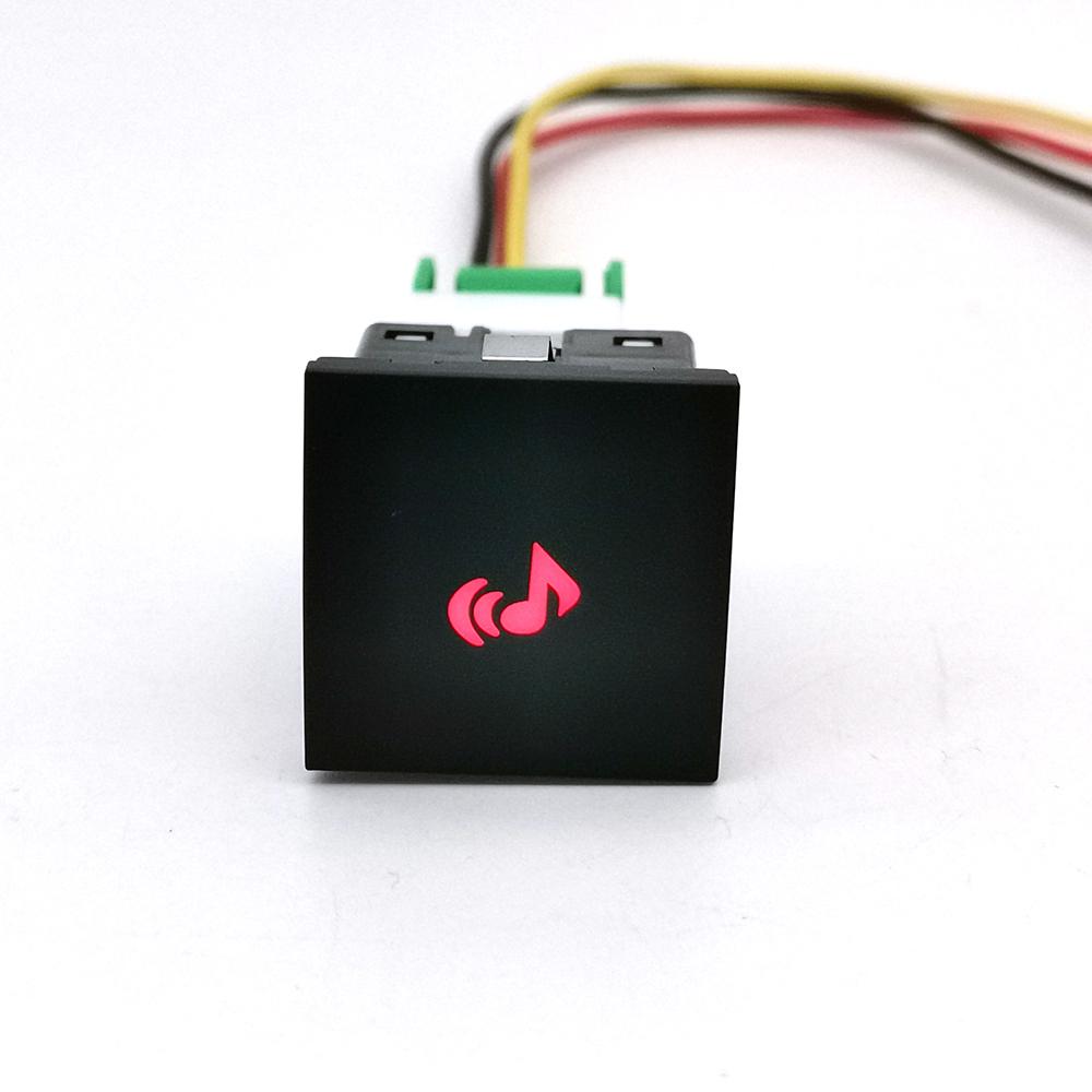 1PC DC12V Car LED DRL Camera Power ON off Fog Light Switch Button with wire For Golf 6 Jetta MK6 Scirocco Touran 2006 - 2012