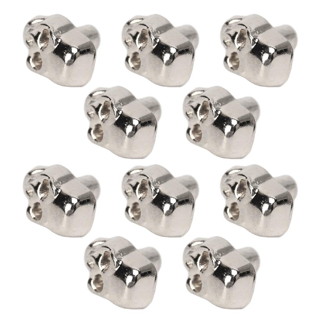 200 Sets Skull Rivets Butiful Fashionable Skull Stud Accessories for Shoes Clothing Bags