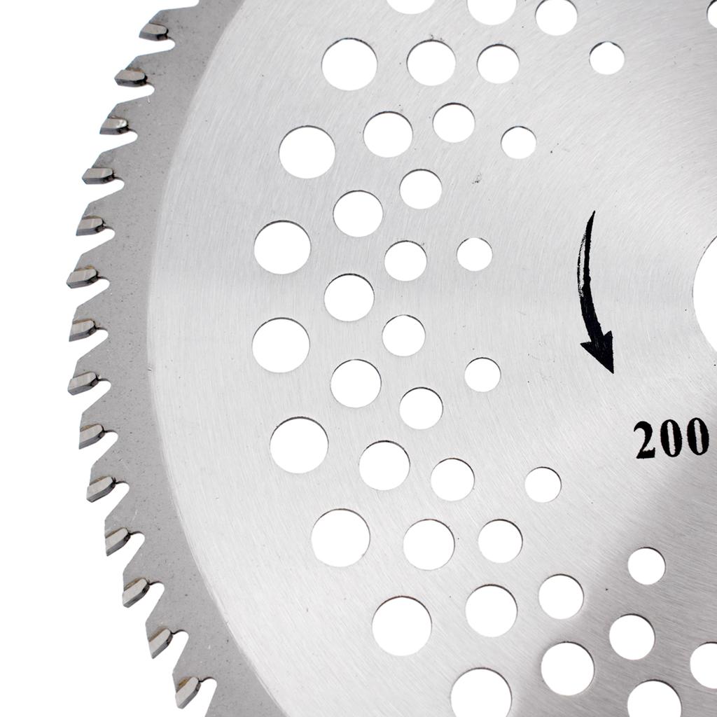 8 Inch 80T Brush Cutter Blade Tree Trimmer Saw Blade Carbide Lawn Mower Cutter Replacement Circular Saw Blade For Cutting Grass