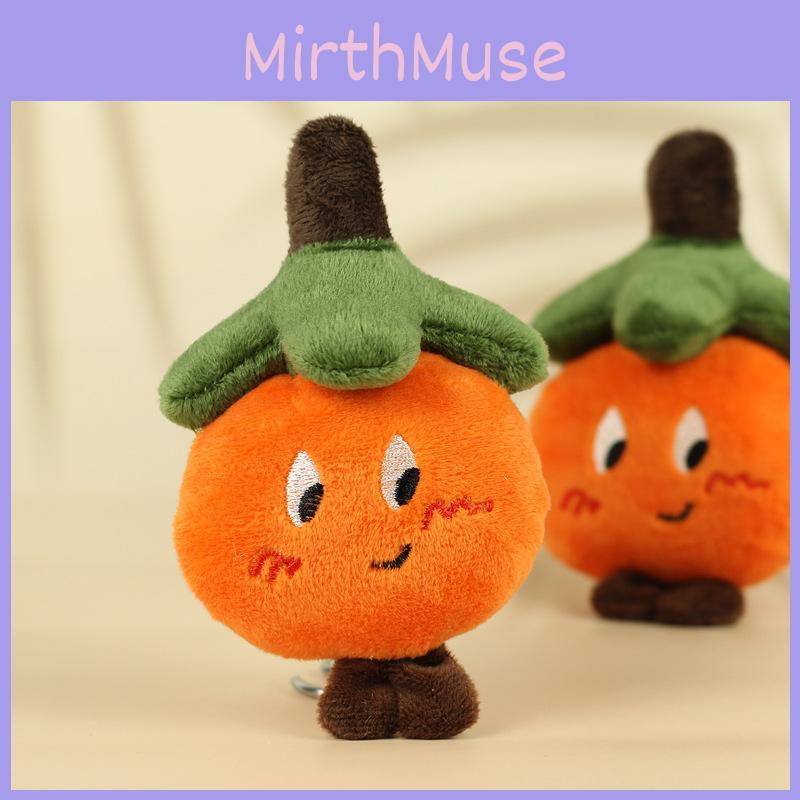 And Cuddly Sweet Orange Persimmon Plush Keychain Unique Fruit Toy For Kids Clothing Bags And