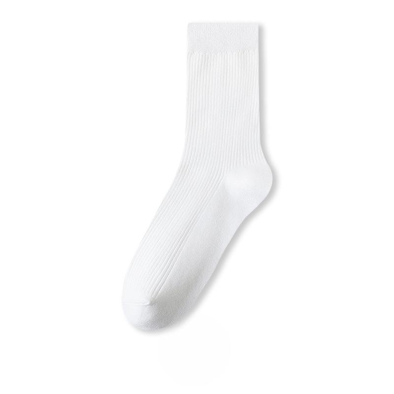 Herren Frühling und Herbst Neue Freizeit Business Einfarbig Deodorant Weidensocken