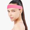 Athletic Headbands Sweat Absorbing Elastic Breathable Sport Hairbands for Workout Fitness Cycling Outdoor Pink