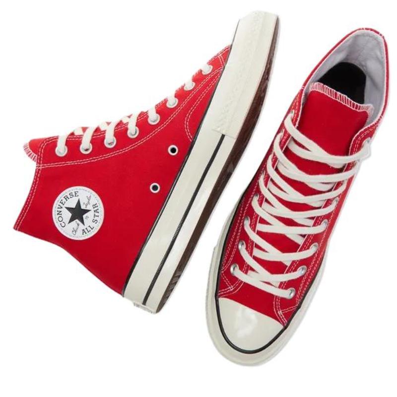 Converse 1970s Everyday Versatile Durable Breathable High-top Canvas Shoes Unisex Red