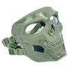Skull Messenger Tactical Full Face Mask, Halloween Cosplay Scary Mask, Protective Mask for CS Airsoft Wargame