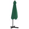 300 cm Steel Mast Garden Sun Umbrella in Green