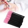 100pcs Disposable Eyelash Brush Mascara Wands Applicator Makeup Brush SetPink