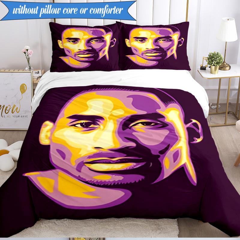 A Basketball Legend 3pcs K-pop Music Group Bedding set,Ideal for Bedroom, Dormitory,Including Duvet Cover And 2pcs Pillowcases,Fan Gifts