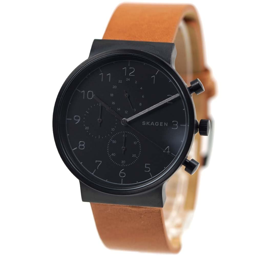 Skagen Watch ANCHER SKW6359 Chronograph Black
