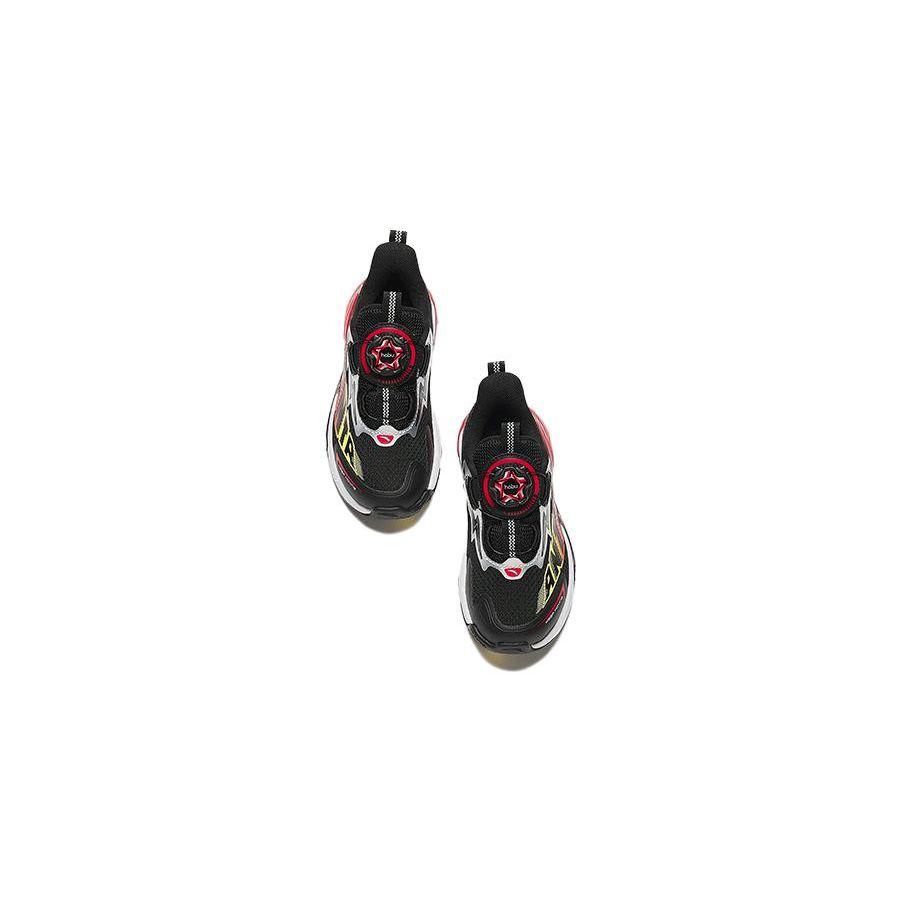 Anta Kids Running Series Sports Sweat-Absorbing Low-Top Running Shoes Kids Running Shoes Black Red 312349964-1
