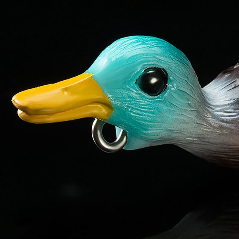 Doppelpropeller Schwimmende Ente Angelköder Haken Ente Oberflächenköder Schwimmköder Künstliche Plätschernde Spritzende Füße