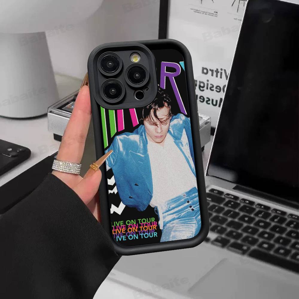 Pop Singer Harry Styles Phone Case For IPhone 17 16 15 14 13 12 11 Pro Max 16E Plus INS Soft Cover