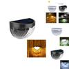 Solar Led Night Light For Outdoor Garden Wall Fence Decor Waterproof And Energy-efficient