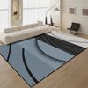 Modern Blue Minimalist Area Rug Oversized Non-Slip Carpet for Living Room Bedroom Bedside Floor Mat Home Decor