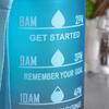 Large Motivational Bottle for Drinking Water, Gym, Fitness, Training, 1L