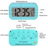 Alarm Clock Desktop Digital Clock  LCD Large Screen Temperature Calendar Nightlight Wake-up Student Snooze Clock 12/24H Bedrooms
