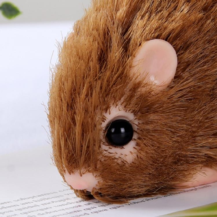 Realistic Animal Doll Pet Raise Toy Office Display Model Toy Hamster Kids Gift