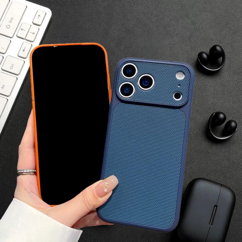 Luxury Instantly Turn 17 Diamond Texture Case For iPhone 17 16 15 14 13 Pro Max Large Camera Shockproof TPU Armor Phone Cover