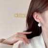 Women's Light Luxury Design Elegant Water Droplet Inlaid Zircon Earrings Fashionable And Versatile Niche Design Earrings