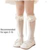 Girls Knee Socks Bowknot Ribbon Socks Stockings for Girl Student 3-16 Year