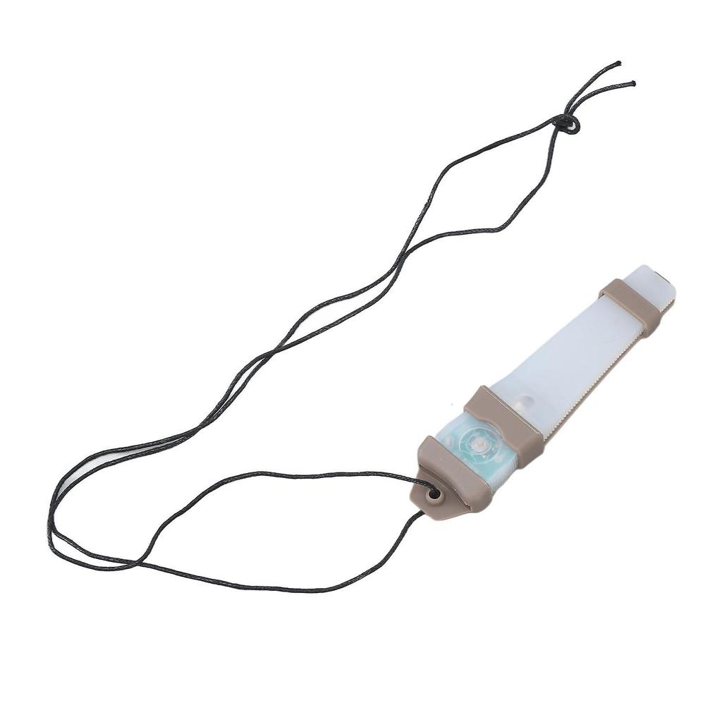 Persönliche Identifikationsmarkierungsleuchte mit Klettverschluss, wasserdicht, 150 mAh, blinkendes Überlebenslicht zum Wandern, bodenfarben mit rotem Licht