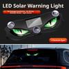Creative Car Demon Eye Light Cool Flashing Solar Warning Light Safety Suction Cup Installation Rear Window Light Auto Decoration