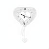 Decorative Hanging Clock Silent Wall with Pendulum Non Ticking Timepiece for Living