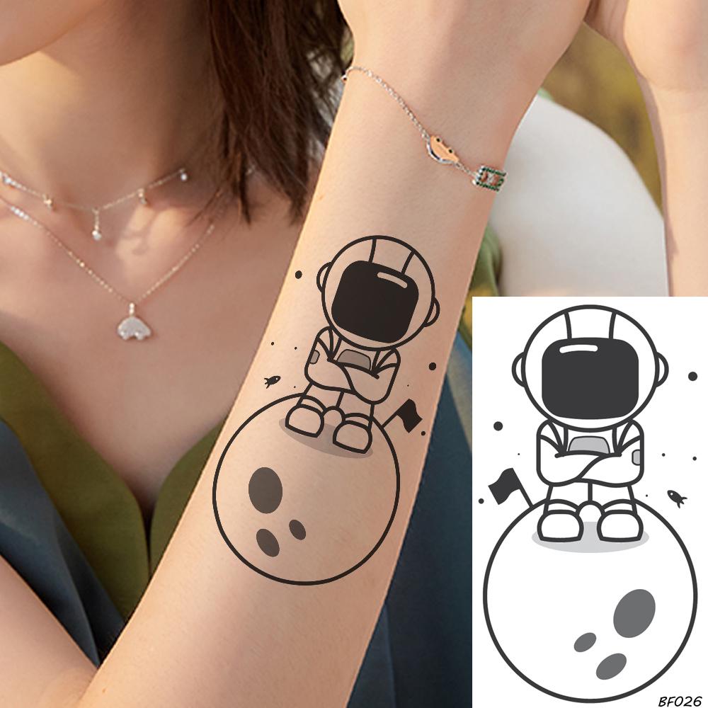Buy 1PC Small Black Temporary Tattoos Sticker For Kids Fake Cartoon