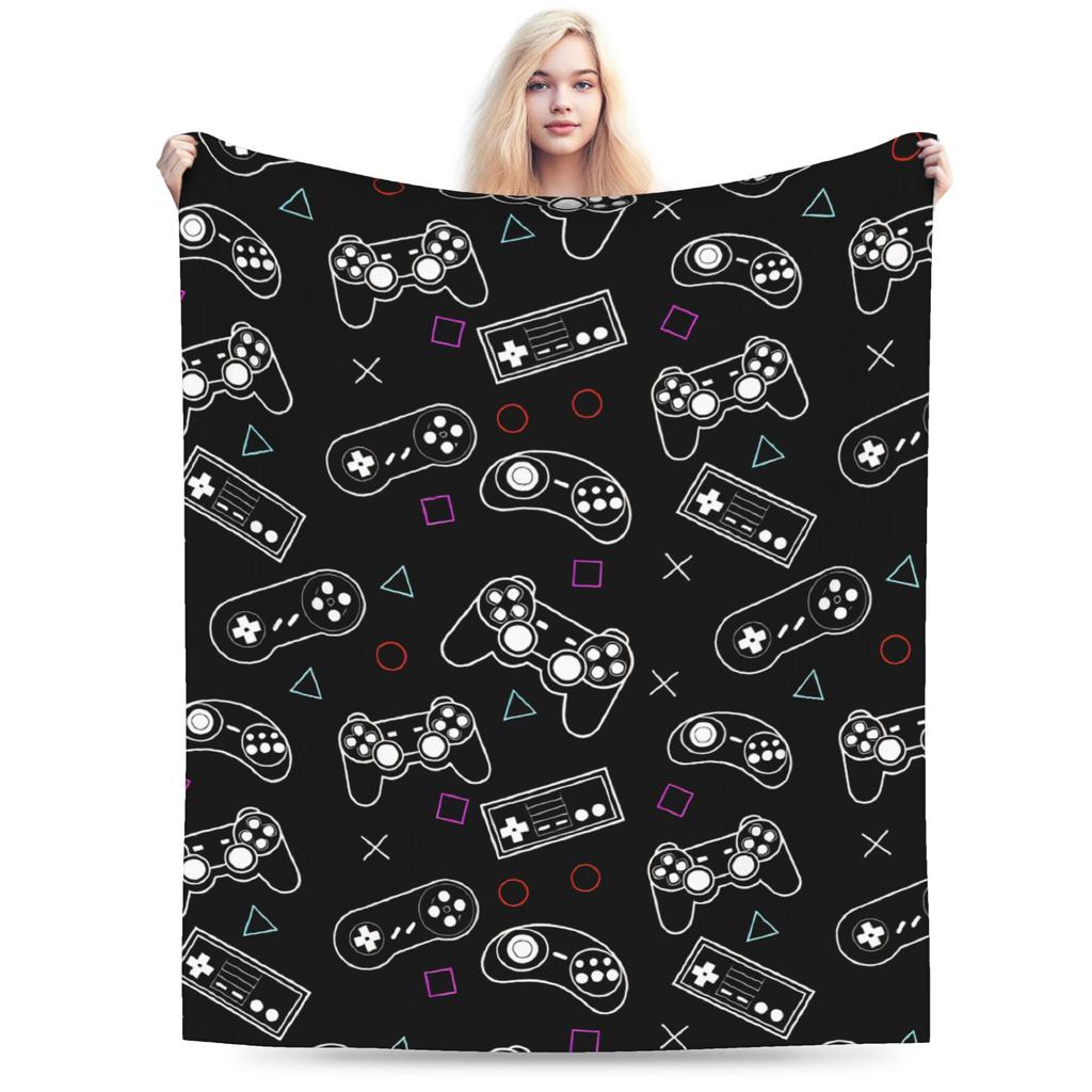 Galaxy Sunglasses  Flannel Blanket Winter  Soft Durable Throw Blanket for Girls Boys Chair Graphic Bedspread Sofa Bed Cover